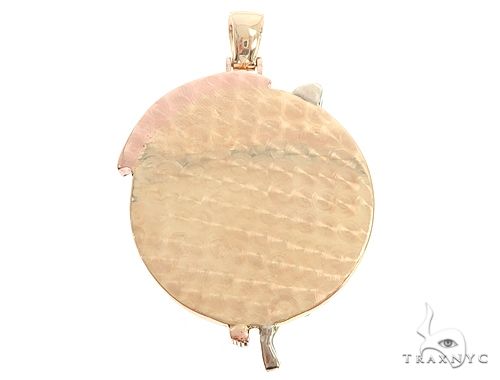 Custom 14K Yellow Gold Angel and Demon Charm Pendant 65013 - Image 3