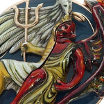 Custom 14K Yellow Gold Angel and Demon Charm Pendant 65013 - Image 4