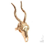 Custom 14K Yellow Gold Antelope Skull Ring 65011 - Image 1