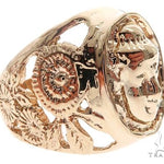 Custom 14K Yellow Gold Buddha Ring 65009 - Image 1