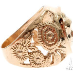 Custom 14K Yellow Gold Buddha Ring 65009 - Image 4