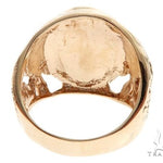 Custom 14K Yellow Gold Buddha Ring 65009 - Image 5