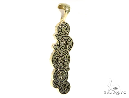 Custom 14K Yellow Gold Pendant 45395 - Image 2