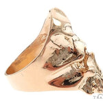 Custom 14K Yellow Gold Skull Ring 65008 - Image 4