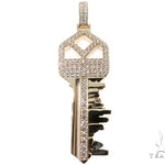 Custom Boston Skyline Key Diamond Pendant 64202 - Image 1