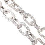 Custom Cable Link Diamond Chain with a Hidden Lock 64511 - Image 1