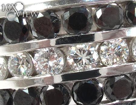 Custom Channel Diamond Ring 27888 - Image 3