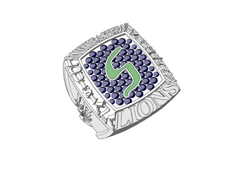 Custom Class Ring 23677 - Image 10
