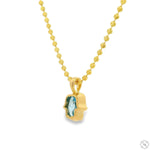 Custom Cut Diamond Hamsa Pendant 70880 - Image 3