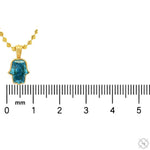 Custom Cut Diamond Hamsa Pendant 70880 - Image 5