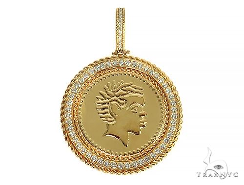 Custom Diamond Africanus Pendant 37734 - Image 1