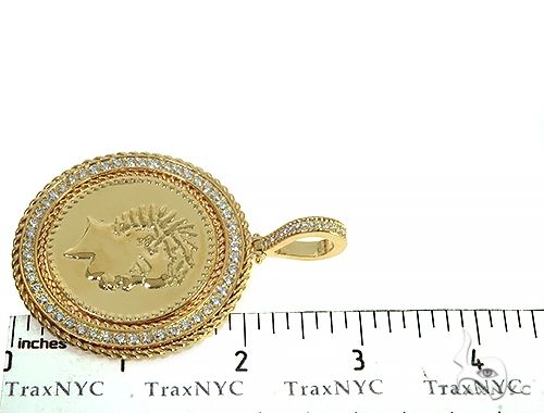 Custom Diamond Africanus Pendant 37734 - Image 6