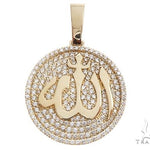 Custom Diamond Allah Islam Pendant 64529 - Image 1