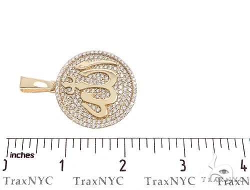 Custom Diamond Allah Islam Pendant 64529 - Image 7