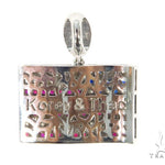 Custom Diamond American Flag Pendant 45582 - Image 4