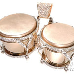 Custom Diamond Bongo Drums Pendant 64488 - Image 1