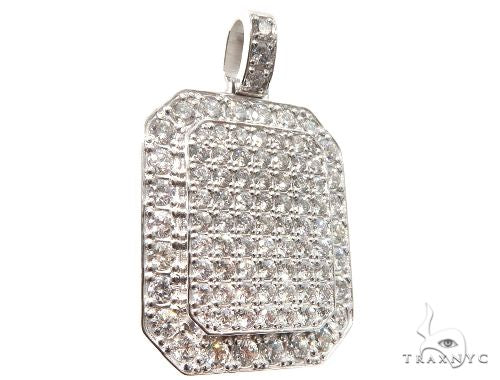 Custom Diamond Charm Pendant 64091 - Image 2