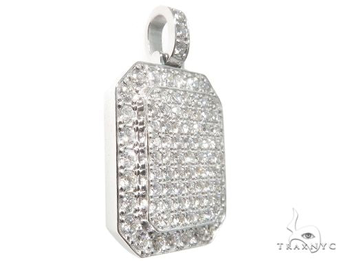 Custom Diamond Charm Pendant 64091 - Image 4