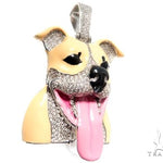 Custom Diamond Dog Pendant 64514 - Image 2