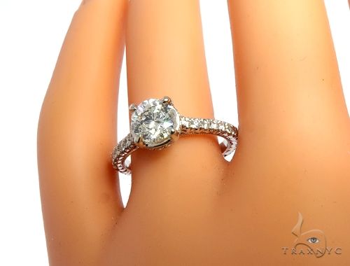 Custom Diamond Engagement Ring 64502 - Image 9