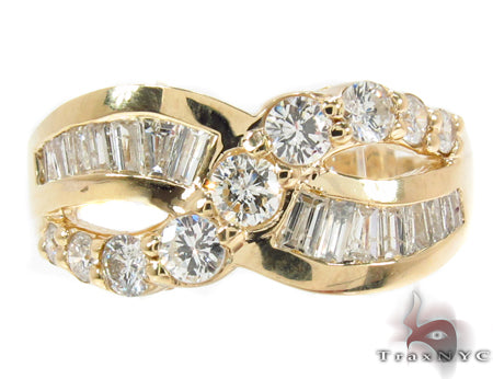 Custom Diamond Journey Ring 30978 - Image 2
