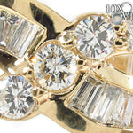 Custom Diamond Journey Ring 30978 - Image 3