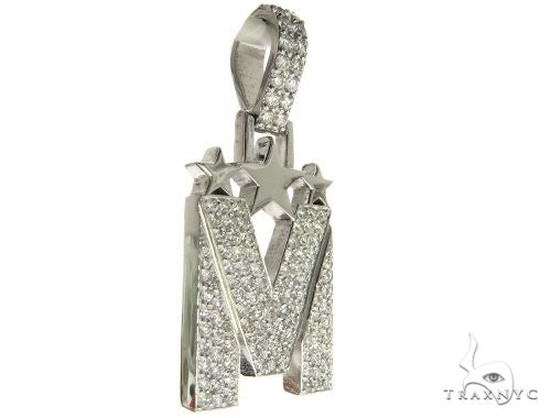 Diamond Initial M Pendant 63962 - Image 2