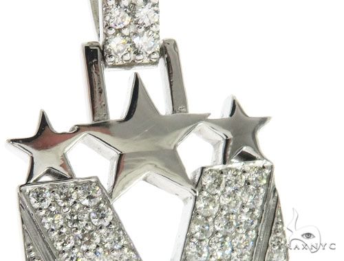 Diamond Initial M Pendant 63962 - Image 3