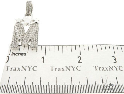 Diamond Initial M Pendant 63962 - Image 7
