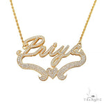 Custom Diamond Name Pendant 67373 - Image 1