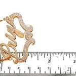 Custom Diamond Name Pendant 67373 - Image 7