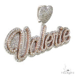 Custom Diamond Name Pendant 67374 - Image 2