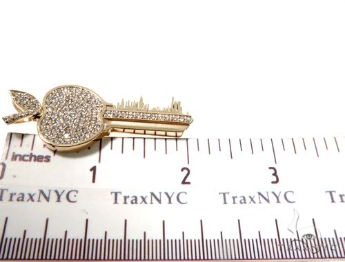 Custom Diamond New York Skyline Key Charm Pendant 64105 - Image 7