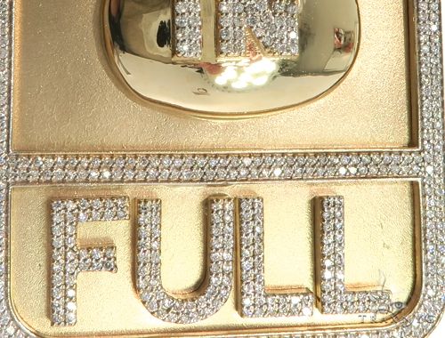 Custom Diamond Pendant - Paid In Full 63921 - Image 4