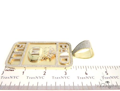 Custom Diamond Pendant - Paid In Full 63921 - Image 7