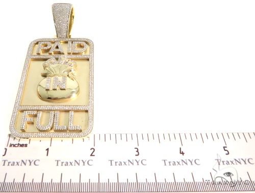 Custom Diamond Pendant - Paid In Full 63921 - Image 8