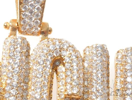 Custom Flower-Set-Diamond 'PUNCHO' Pendant 64089 - Image 4