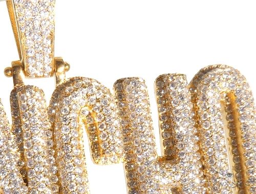 Custom Flower-Set-Diamond 'PUNCHO' Pendant 64089 - Image 5