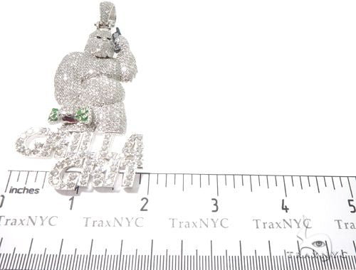 Custom Diamond Pendant 64184 - Image 11