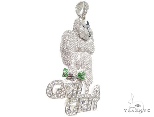 Custom Diamond Pendant 64184 - Image 2