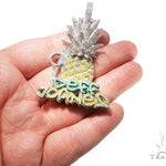 Custom Diamond Pineapple Pendant 64108 - Image 8