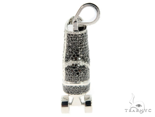 Custom Diamond Roller Skate Pendant 56541 - Image 10