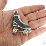 Custom Diamond Roller Skate Pendant 56541 - Image 13