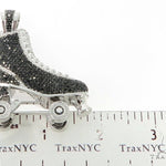 Custom Diamond Roller Skate Pendant 56541 - Image 15