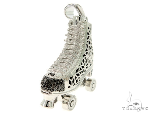Custom Diamond Roller Skate Pendant 56541 - Image 9