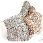 Custom Diamond Two Tone Star Ring 64751 - Image 3