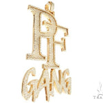 Custom Flower Set Diamond Large PF GANG Pendant 64136 - Image 2