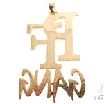 Custom Flower Set Diamond Large PF GANG Pendant 64136 - Image 3