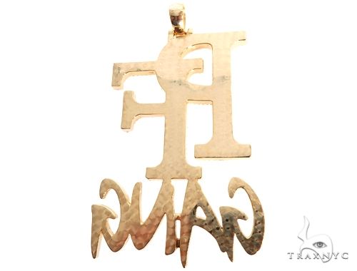 Custom Flower Set Diamond Large PF GANG Pendant 64136 - Image 3