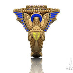 Custom Emerald Angel Ring 37622 - Image 13